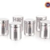 1773914392_Suvi-1kg-Set-of-6pcs-Stainless-Steel-Kitchen-Containers-with-See-Through-Window-Food-Storage-Dabba-Steel-Containers-Set-Silver-Mirror-Finish-Food-Grains-Capacity-1kg-Approx-1250ml-6pcs.jpg Suvi 1kg Set of 6pcs Stainless Steel Kitchen Containers with See Through Window | Food Storage Dabba | Steel Containers Set | Silver Mirror Finish | Food Grains Capacity - 1kg Approx (1250ml-6pcs)