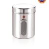 1773914394_Suvi-1kg-Set-of-6pcs-Stainless-Steel-Kitchen-Containers-with-See-Through-Window-Food-Storage-Dabba-Steel-Containers-Set-Silver-Mirror-Finish-Food-Grains-Capacity-1kg-Approx-1250ml-6pcs.jpg Suvi 1kg Set of 6pcs Stainless Steel Kitchen Containers with See Through Window | Food Storage Dabba | Steel Containers Set | Silver Mirror Finish | Food Grains Capacity - 1kg Approx (1250ml-6pcs)