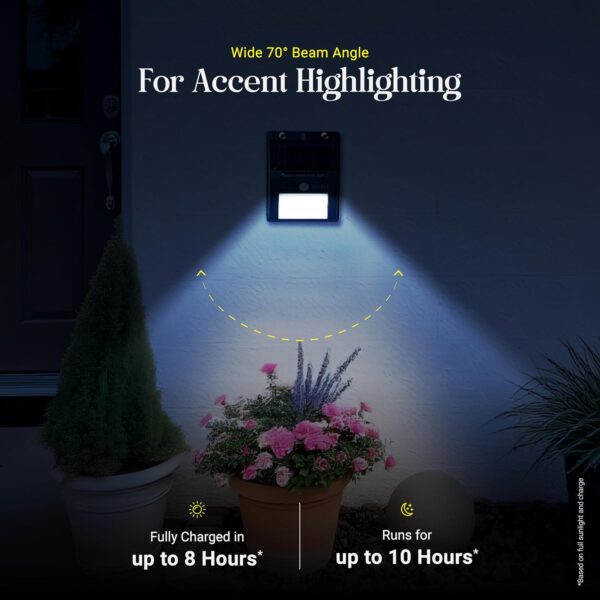 1773914531_Dylect®-Eco-Motion-Sensor-Solar-Wall-Light-for-Gate-Garden-Home-Entrance-Parking-Terrace-3-in-1-Modes-IP64-Waterproof-Upto-10-Hr-Runtime-Easy-Installation-Bright-Cool-White.jpg Dylect® Eco Motion Sensor Solar Wall Light for Gate, Garden, Home Entrance, Parking, Terrace | 3 in 1 Modes, IP64 Waterproof, Upto 10 Hr Runtime, Easy Installation (Bright Cool White)