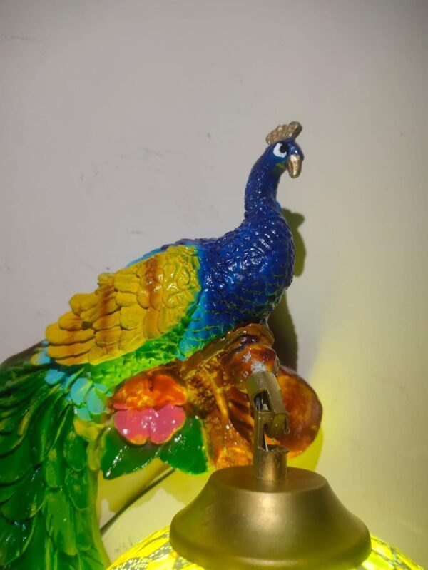 Peacock Antique |Bed Room Wall lamp|Wall Decor Items for Living Room(Multicolour) 100 Watts Wall LightRegular