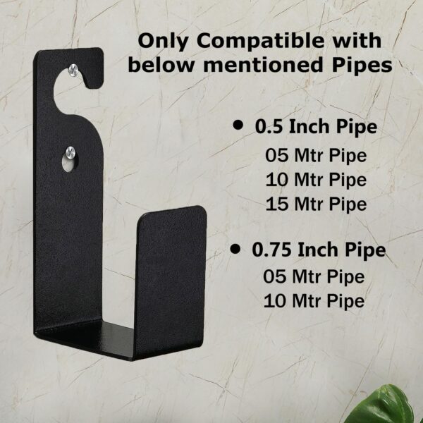 1773978585_Garbnoire-Durable-Heavy-Duty-MS-Garden-Pipe-Stand-Wall-Mounted-Watering-Hose-Holder-Portable-Irrigation-Hose-Hanger-Garden-Pipe-Holder-Hook-in-Black-L-Shape-Pipe-Hanger-Pack-of-1.jpg Garbnoire Durable Heavy Duty MS Garden Pipe Stand | Wall Mounted Watering Hose Holder | Portable Irrigation Hose Hanger | Garden Pipe Holder Hook in Black (L Shape Pipe Hanger, Pack of 1)