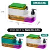 1773987097_SWAPKART-ABS-Plastic-3-in-1-Soap-Pump-Dispenser-Dish-Soap-Liquid-Dispenser-Sponge-Holder-Dish-Soap-Dispenser-for-Kitchen-Sink-Countertop-Kitchen-Bathroom-Multi-ColorPack-of-1.jpg SWAPKART ABS Plastic 3 in 1 Soap Pump Dispenser Dish Soap Liquid Dispenser Sponge Holder Dish Soap Dispenser for Kitchen Sink Countertop Kitchen Bathroom (Multi-Color,Pack of 1)