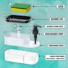 1773987098_SWAPKART-ABS-Plastic-3-in-1-Soap-Pump-Dispenser-Dish-Soap-Liquid-Dispenser-Sponge-Holder-Dish-Soap-Dispenser-for-Kitchen-Sink-Countertop-Kitchen-Bathroom-Multi-ColorPack-of-1.jpg SWAPKART ABS Plastic 3 in 1 Soap Pump Dispenser Dish Soap Liquid Dispenser Sponge Holder Dish Soap Dispenser for Kitchen Sink Countertop Kitchen Bathroom (Multi-Color,Pack of 1)