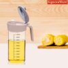 Signoraware Glass Oil dispenser and Pourer Borosilicate Glass, 1000 ml, Clear, Set of 1
