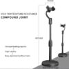 1774011678_Muti-Functional-Retractable-Mobile-Phone-Holder-for-Broadcast-Online-Classes-Table-Bed-Mobile-Stand-for-All-Smart-Phones-with-Adjustable-Height-360-Degree-Rotation.jpg Muti-Functional Retractable Mobile Phone Holder for Broadcast, Online Classes Table & Bed Mobile Stand for All Smart Phones with Adjustable Height, 360 Degree Rotation