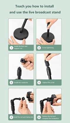 1774011678_Muti-Functional-Retractable-Mobile-Phone-Holder-for-Broadcast-Online-Classes-Table-Bed-Mobile-Stand-for-All-Smart-Phones-with-Adjustable-Height-360-Degree-Rotation.jpg Muti-Functional Retractable Mobile Phone Holder for Broadcast, Online Classes Table & Bed Mobile Stand for All Smart Phones with Adjustable Height, 360 Degree Rotation