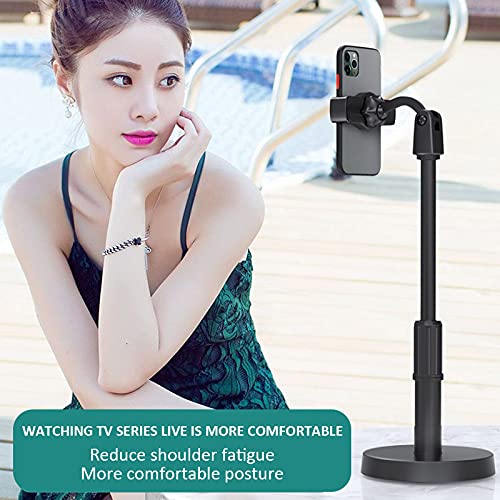 1774011679_Muti-Functional-Retractable-Mobile-Phone-Holder-for-Broadcast-Online-Classes-Table-Bed-Mobile-Stand-for-All-Smart-Phones-with-Adjustable-Height-360-Degree-Rotation.jpg Muti-Functional Retractable Mobile Phone Holder for Broadcast, Online Classes Table & Bed Mobile Stand for All Smart Phones with Adjustable Height, 360 Degree Rotation