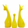 Polyresin Deer Family Showpieces | Home Decor Lucky Deer | Modern showpiece | Decorative Items Living Room | for Home Office Decor Best for Gifting (Set of 3 Deer) CR-805