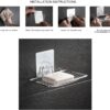 Soap Dish Holder Self Adhesive Wall Mounted Soap Sponge Holder Stainless Steel Storage Saver Rack For Home Kitchen Bathroom Shower