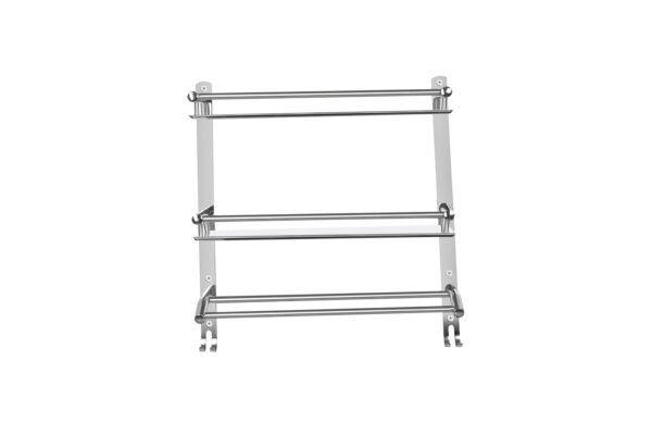 1774094350_Stainless-Steel-3-in-1-Double-Layer-Multipurpose-Wall-Mount-Rack-Shelf-Chrome-Finish-Bathroom-and-Kitchen-Accessories-Organizer-Durable-Rustproof-Storage-Shelf-Silver-Set-of-1.jpg Stainless Steel 3 in 1 Double Layer Multipurpose Wall Mount Rack Shelf | Chrome Finish Bathroom and Kitchen Accessories Organizer | Durable Rustproof Storage Shelf | Silver | Set of 1
