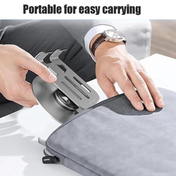 BLACK CROWN Universal Mobile Phone Holder Stand for Desk, Foldable Hollow Design Phone Tablet Holder Durable & Convenient 360° Rotating Base Stand Compatible with Phone & Tablets.(Multicolor)