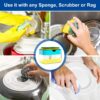 SWAPKART 2 in 1 Soap Dispenser for Bathroom Accessories Dishwasher Liquid Holder Liquid Dispenser Pump 400 ML with Sponge Holder Kitchen Sink Accessories Items (Multi-Color)