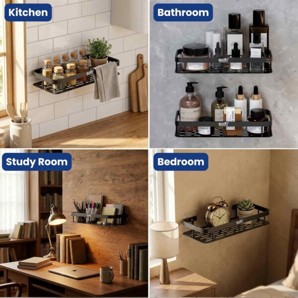 1774148534_GLOXY-Bathroom-Organiser-Without-Drill-Bathroom-Accessories-with-Bathroom-Shelves-Self-Adhesive-Bathroom-Shelf-for-Storage-Black-Heavy-Duty-Aluminium.jpg GLOXY Bathroom Organiser Without Drill, Bathroom Accessories with Bathroom Shelves & Self Adhesive Bathroom Shelf for Storage (Black, Heavy Duty Aluminium)