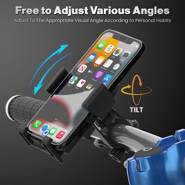 1774161369_WeCool-B1-Mobile-Holder-for-Bike-with-360°-RotationOne-Click-LockingFirm-GrippingAntishake-and-Stable-Bike-Mobile-HolderMotorcycle-Handlebar-Mounts-for-Maps-and-GPS-Navigation.jpg WeCool B1 Mobile Holder for Bike with 360° Rotation,One Click Locking,Firm Gripping,Antishake and Stable Bike Mobile Holder,Motorcycle Handlebar Mounts for Maps and GPS Navigation