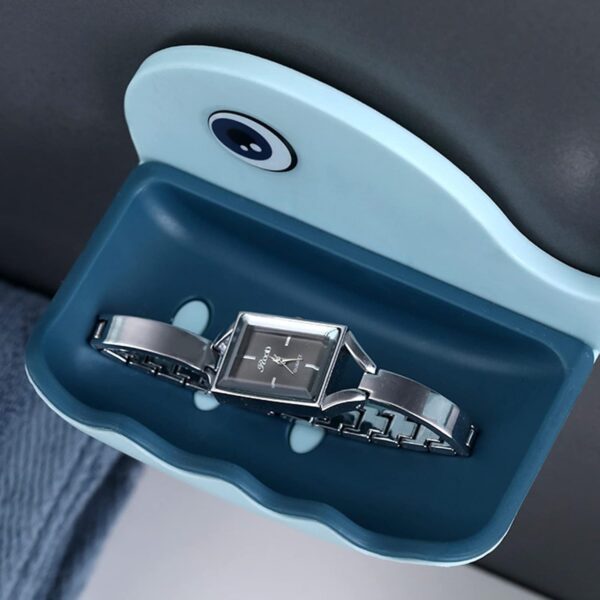 Shivstor Fish Shape Soap Holder for Bathroom Wall Cute Cartoon Adhesive Soap Dish with Drain Plastic Soap Box for Sink Shower Wash Basin Kitchen Wall Mounted Soap Organizer (1 Pcs)