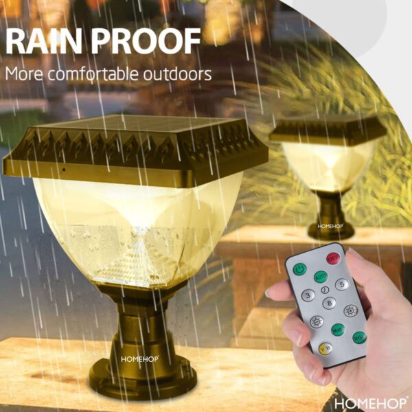 1774167655_Homehop-Solar-Light-Outdoor-Home-Waterproof-10W-LED-Automatic-Wireless-LED-Gate-Lamps-for-Main-Pillar-Boundary-Compound-and-Garden-ABS-Multicolour.jpg Homehop Solar Light Outdoor Home Waterproof 10W LED Automatic Wireless LED Gate Lamps for Main Pillar, Boundary, Compound and Garden (ABS, Multicolour)