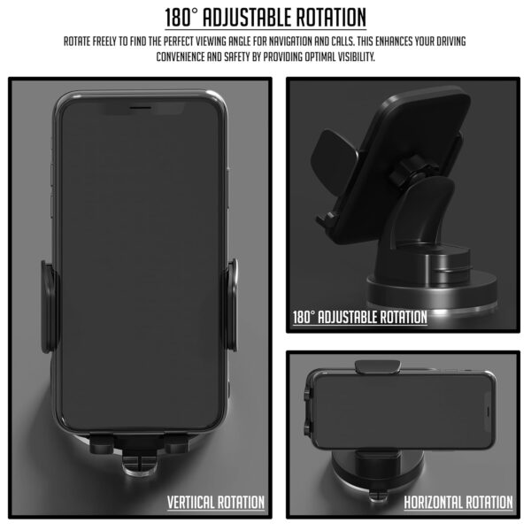 1774201556_Lapster-Autogrip-C1-car-Mobile-Holder-for-Dashboard-with-360-Degree-Rotation-Secure-Hold-Grip-Vacuum-Lock-Base-One-Hand-Operation-Impact-Resistant-Design-Mobile-Holder-for-car-Black.jpg Lapster Autogrip C1 car Mobile Holder for Dashboard with 360 Degree Rotation, Secure Hold Grip, Vacuum Lock Base, One-Hand Operation, Impact-Resistant Design, Mobile Holder for car (Black)