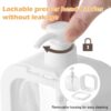Leawall 300ml handwash dispenser bottle - Liquid Soap, Dish Soap, and Shampoo Dispenser for Kitchen Sink, Bathroom- Refillable soap dispenser for wash basin, Kitchen accessories items for home(2 Pcs)