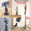 WeCool Ai Powered Auto Face Tracking Tripod,360° Rotation Mobile Holder for Smart Video Shoot with Remote,No App Needed,Gimbal Stabilizer with Gesture Control for Vlog,Streaming & Video Recording