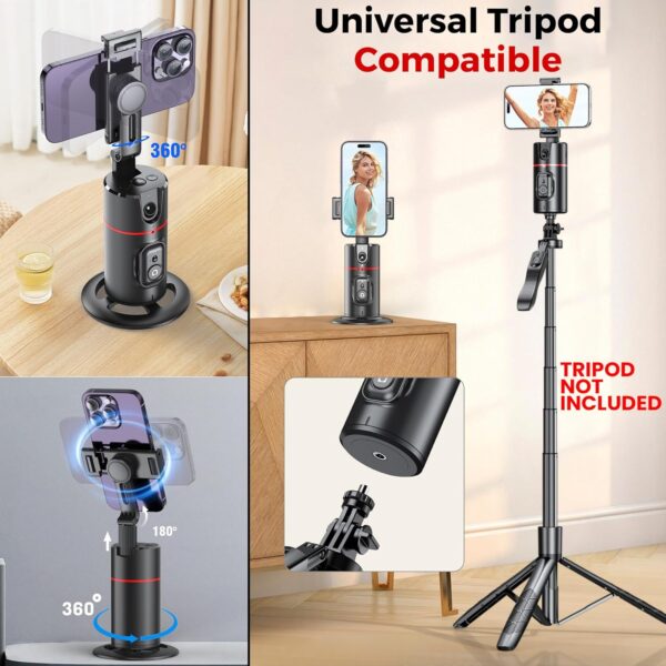1774210622_WeCool-Ai-Powered-Auto-Face-Tracking-Tripod360°-Rotation-Mobile-Holder-for-Smart-Video-Shoot-with-RemoteNo-App-NeededGimbal-Stabilizer-with-Gesture-Control-for-VlogStreaming-Video-Recording.jpg WeCool Ai Powered Auto Face Tracking Tripod,360° Rotation Mobile Holder for Smart Video Shoot with Remote,No App Needed,Gimbal Stabilizer with Gesture Control for Vlog,Streaming & Video Recording
