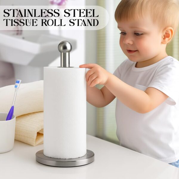 1774211959_Vintageware®-Premium-Stainless-Steel-Kitchen-Tissue-Roll-Holder-Weighted-Anti-Slip-Base-Free-Standing-Paper-Towel-Dispenser-for-Kitchen-Bathroom-Home-Pack-of-2.jpg Vintageware® Premium Stainless Steel Kitchen Tissue Roll Holder, Weighted Anti-Slip Base, Free-Standing Paper Towel Dispenser for Kitchen, Bathroom & Home, Pack of 2