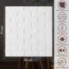 Wall Stickers Wallpaper PE Foam Brick Design DIY Decal (70 x 77 cm) 3D Frames PVC DIY Self Adhesive