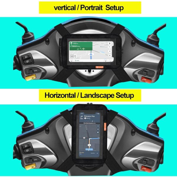 1774216922_TANTRA-Handlebar-Polyester-Mobile-Holder-for-Scooty-Scooty-Accessories-Activa-Mobile-Holder-for-Scooter-Compatible-for-All-Scooters-Water-Resistant-Mobile-Pouch-Black-7-inches.jpg TANTRA Handlebar Polyester Mobile Holder for Scooty - Scooty Accessories, Activa Mobile Holder for Scooter, Compatible for All Scooters, Water Resistant Mobile Pouch- Black, 7 inches