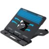 amazon basics Adjustable Laptop Riser Stand | Wide Compatibility | Multiple Adjustable Angles | Ventilated & Secure Design