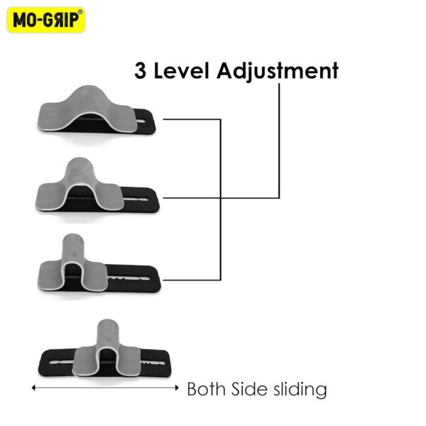 MO-GRIP Tabletop Finger Grip Selfie Holder & Mobile Stand for iPhones & Android Smartphones - Cheetah