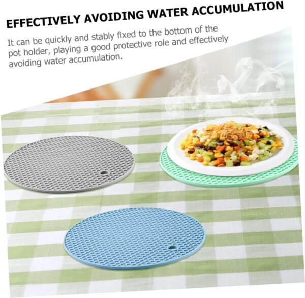 4 PCS Silicone Trivet Mats, Food Grade Silicon, BPA Free, Versatile Silicon Hot Pads for Kitchen, Suitable for Fondue Mats, Can Openers and Spoon Rests