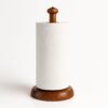 Vintageware® Handcrafted Wooden Kitchen Tissue Paper Roll Stand Holder, Foil Holder (Gem Top) || Kitchen Accessories, Towel Roll Stand Holder, Napkin & Tissue Dispenser Holder Stand (Mango Wood)