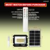 Homehop Solar Flood Light 40 Watt Wall Lamp Outdoor for Home Waterproof Led Automatic Wireless for Garden, Balcony, Pathway, Lawn and Patio (ABS, 3 Color)