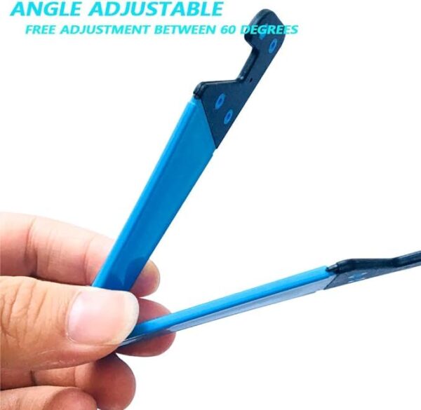 Wishbone Mobile Holder 5000 V Shape Portable Folding Multi Angle Adjustable Pocket Mobile Cell Phone Anti-Slip Desktop Holder Stand for Smartphones and Tablets