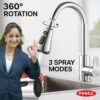 PANCA Tap Extender for Kitchen Sink | 360 Rotating Flexible Faucet Extension with 3 Spray Modes | Kitchen Accessories Items for Home, Wash Basin Tap, Water Tap Filter, Kitchen Tools & Gadgets
