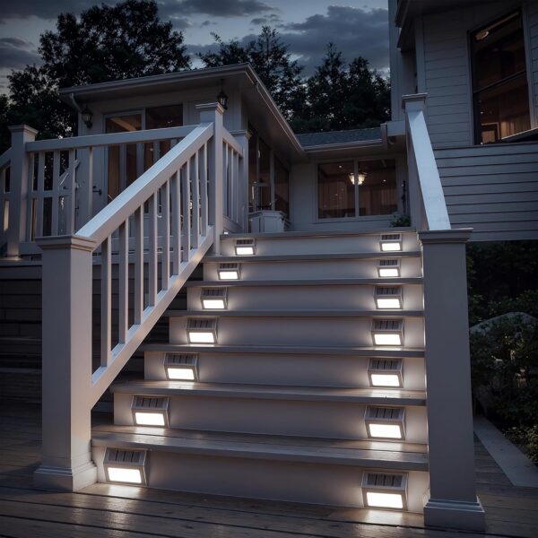 1774255473_Otdair-Solar-Lights-for-Outside-12-Pack-Solar-Deck-Lights-Outdoor-Waterproof-Fence-Solar-Lights-for-Fence-Patio-Garden-Pathway-Cold-White-Light-with-Silver-Shell.jpg Otdair Solar Lights for Outside, 12 Pack Solar Deck Lights Outdoor, Waterproof Fence Solar Lights for Fence, Patio, Garden, Pathway, Cold White Light with Silver Shell