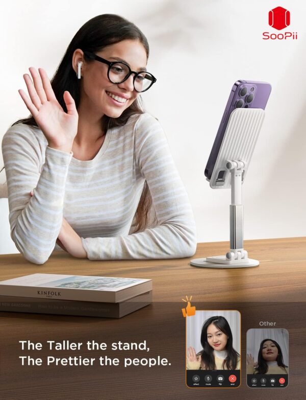 1774277067_SOOPII-Desktop-Premium-A-Quality-Mobile-Phone-Stand-Tablet-Stand-Tab-Stand-Mobile-Holder-Adjustable-Foldable-Mobile-Stand-Stand-for-Mobile-Phone-and-Tablet-DM01i-DM16.jpg SOOPII Desktop Premium-A Quality Mobile Phone Stand + Tablet Stand, Tab Stand, Mobile Holder, Adjustable & Foldable Mobile Stand, Stand for Mobile Phone and Tablet (DM01i) (DM16)