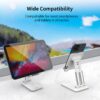 SOOPII Grade-A Quality DM01 Pro Dual Support Desktop Mobile Phone Stand Tablet Stand Tab Stand Mobile Holder