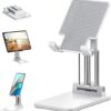 SOOPII Desktop Premium-A Quality Mobile Phone Stand + Tablet Stand, Tab Stand, Mobile Holder, Adjustable & Foldable Mobile Stand, Stand for Mobile Phone and Tablet (Up to 10.3 inches) (DM01i)