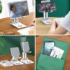SOOPII Desktop Premium-A Quality Mobile Phone Stand + Tablet Stand, Tab Stand, Mobile Holder, Adjustable & Foldable Mobile Stand, Stand for Mobile Phone and Tablet (Up to 10.3 inches) (DM01i)