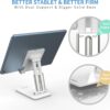 SOOPII Desktop Premium-A Quality Mobile Phone Stand + Tablet Stand, Tab Stand, Mobile Holder, Adjustable & Foldable Mobile Stand, Stand for Mobile Phone and Tablet (Up to 10.3 inches) (DM01i)