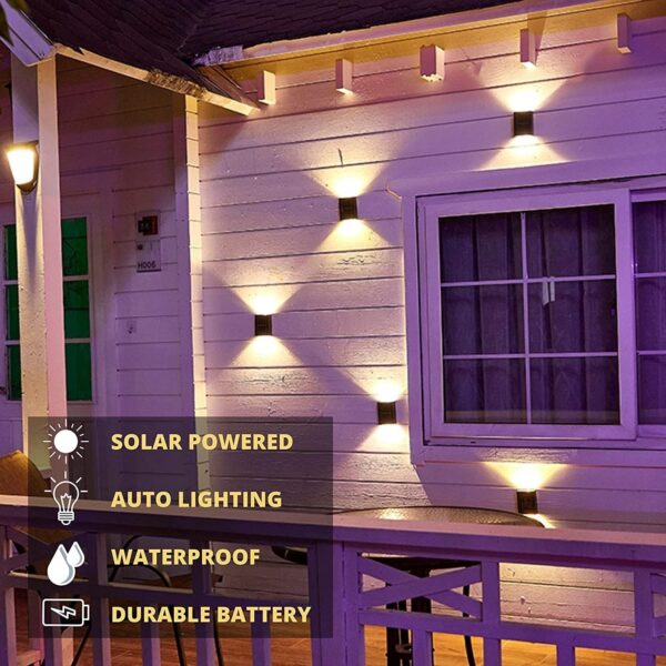 1774288532_KIMTENY-Wall-Lights-Small-Fence-Lights-Solar-Powered-Up-Down-LED-Porch-Light-Luces-Solares-para-Exteriores-Garden-Lights-Outdoor-Solar-Landscape-Lights-Water-Proof-Wall-Light-Pack-1.jpg KIMTENY Wall Lights Small Fence Lights Solar Powered Up Down LED Porch Light Luces Solares para Exteriores Garden Lights Outdoor Solar Landscape Lights Water Proof (Wall Light Pack 1)