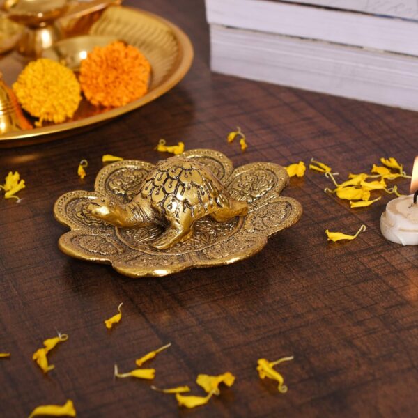 1774339409_Collectible-India-Metal-Feng-Shui-Tortoise-On-Plate-Showpiece-Gold-Tortoise-for-Good-Luck-Money-Best-Gift-for-Career-and-Good-Luck-Vastu-Gift-for-Girlfriend-Her-Him-Mom-Dad.jpg Collectible India Metal Feng Shui Tortoise On Plate Showpiece - Gold Tortoise for Good Luck Money - Best Gift for Career and Good Luck Vastu - Gift for Girlfriend Her Him Mom Dad.