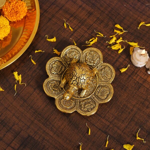 1774339410_Collectible-India-Metal-Feng-Shui-Tortoise-On-Plate-Showpiece-Gold-Tortoise-for-Good-Luck-Money-Best-Gift-for-Career-and-Good-Luck-Vastu-Gift-for-Girlfriend-Her-Him-Mom-Dad.jpg Collectible India Metal Feng Shui Tortoise On Plate Showpiece - Gold Tortoise for Good Luck Money - Best Gift for Career and Good Luck Vastu - Gift for Girlfriend Her Him Mom Dad.