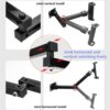 FKU Wall Mount Tablet Cell Phone Stand Long Arm Stretchable Holder for 4-13 inch Devices