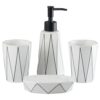 1774408899_Kookee-Ceramic-Bathroom-Accessories-Set-of-4-Modern-Bath-Set-with-Liquid-handwash-Soap-Dispenser-and-Toothbrush-Holder-Luxury-Gift-Accessory-for-Home-WhiteBlack-10244.jpg Kookee Ceramic Bathroom Accessories Set of 4, Modern Bath Set with Liquid handwash Soap Dispenser and Toothbrush Holder, Luxury Gift Accessory for Home, White/Black (10244)
