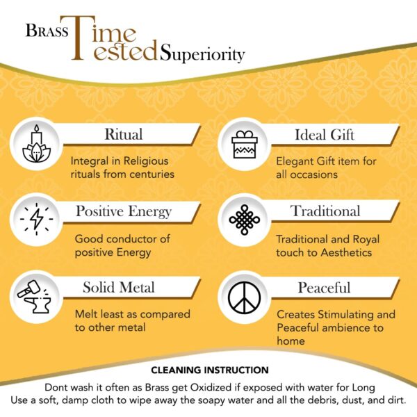 Ekhasa 100% Pure Brass Lion Showpiece for Home Decor Living Room Decorative Items | Showpieces Gift Items for Home Decoration | Center Table TV Unit Showcase Shelf Office Desk Interior Artifacts