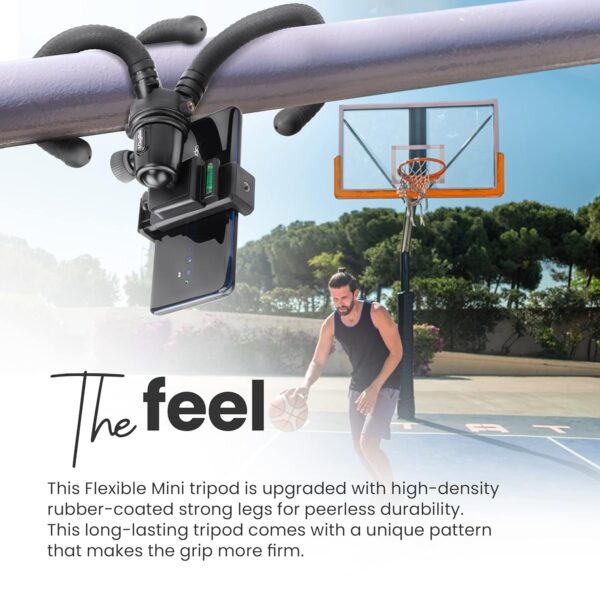 1774454949_DIGITEK-DTR-320-FT-Flexible-Gorillapod-Tripod-for-All-Cameras-and-Mobile-Phones-with-360°-Ball-Head-and-Phone-Holder-Max.-Load-3kgs-Carry-Bag-Included-Black.jpg DIGITEK (DTR-320 FT) Flexible Gorillapod Tripod for All Cameras and Mobile Phones with 360° Ball Head and Phone Holder, Max. Load 3kgs, Carry Bag Included, (Black)