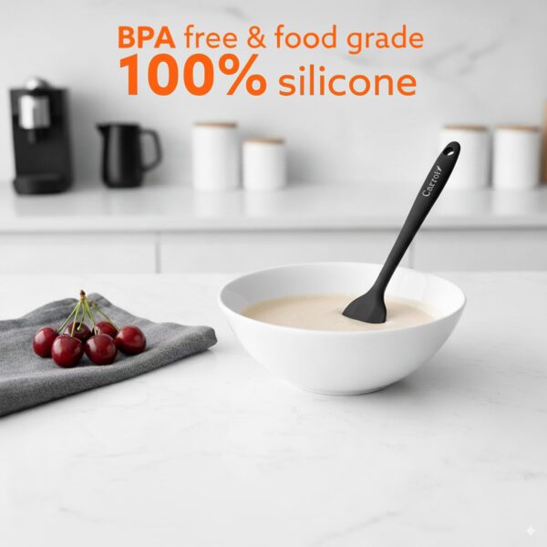 1774455228_Carrot-Silicone-Spatula-Set-of-3-Large-Heat-Resistant-Spatula-for-Cooking-Baking-and-Mixing-Non-Stick-Cookware-for-Kitchen-BPA-Free-Flexible-Seamless-Design-Black.jpg Carrot - Silicone Spatula Set of 3, Large Heat Resistant Spatula for Cooking, Baking and Mixing, Non-Stick Cookware for Kitchen, BPA Free, Flexible, Seamless Design (Black)