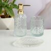 1774458734_Glass-Bathroom-Accessories-Set-of-3-Modern-Bath-Set-with-Liquid-handwash-Soap-Dispenser-and-Toothbrush-Holder-Luxury-Gift-Accessory-for-Home-Transparent-11571.jpg Glass Bathroom Accessories Set of 3, Modern Bath Set with Liquid handwash Soap Dispenser and Toothbrush Holder, Luxury Gift Accessory for Home, Transparent (11571)