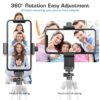 1774474175_FKU-Phone-Tripod-Mount-Adapter-with-360�-Swivel-Ball-Head-Smartphone-Bracket-Clamp-Rotatable-Vertical-Cellphone-Holder-Stand-Clip-for-Smart-Phones.jpg FKU Phone Tripod Mount Adapter with 360� Swivel Ball Head + Smartphone Bracket Clamp, Rotatable Vertical Cellphone Holder Stand Clip for Smart Phones.